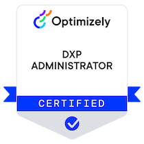 Optimizely DXP Certified Administrator 2025 certificate